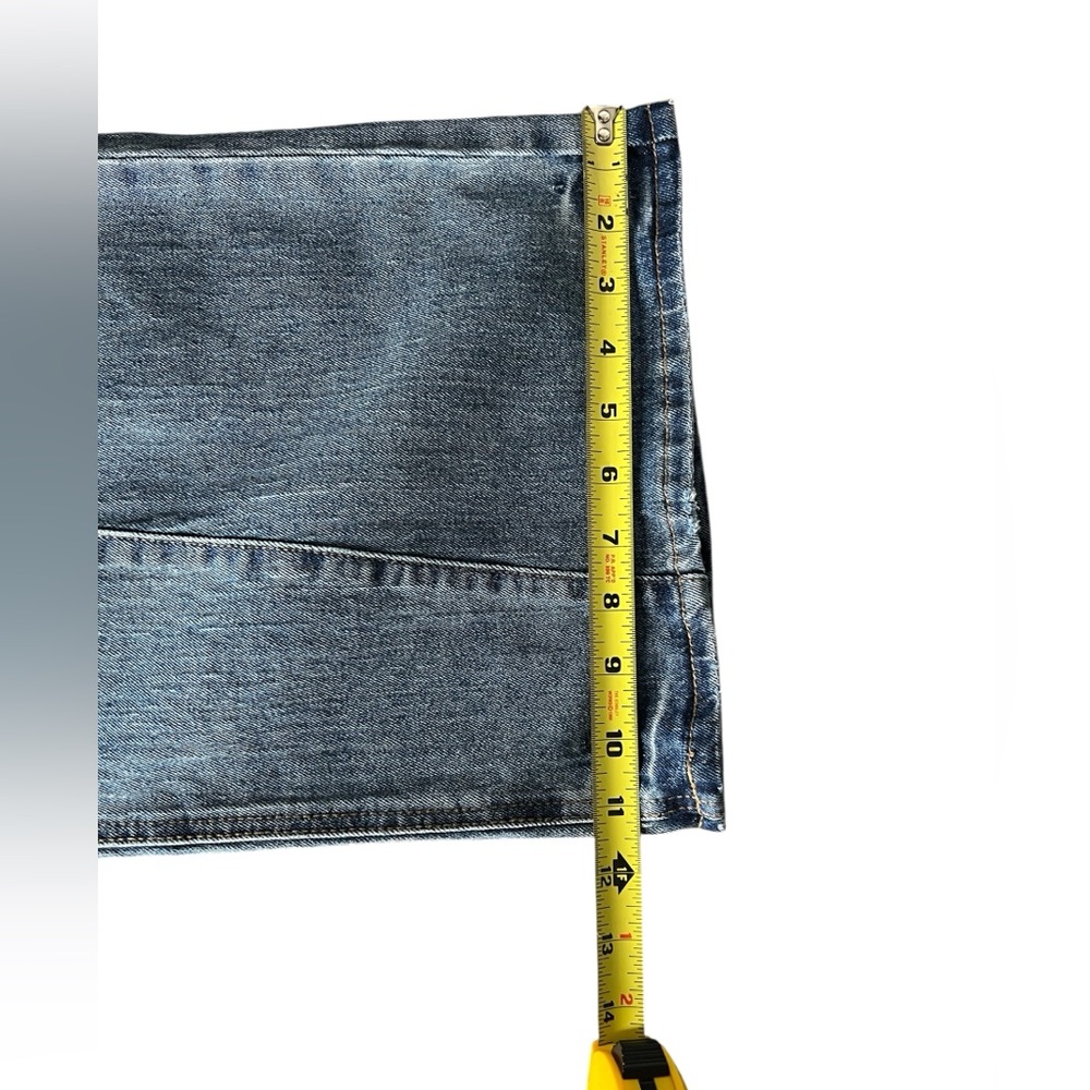 Frayed Seamed Wide Legs Stylish Women's Jeans - Picture 12 of 16